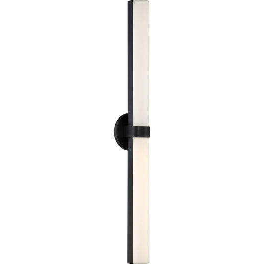 Nuvo Bond 37.375in 2-Light LED Vanity | Industrial Aged Bronze and White Acrylic | Bathroom Vanity | 6 x 37.375 x 4 in | Model 62-744
