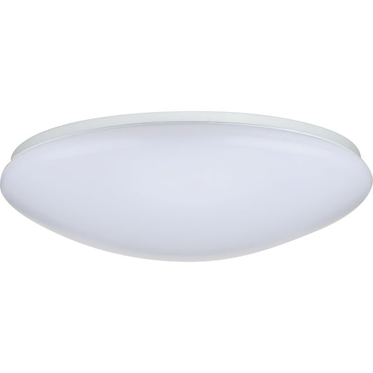 Nuvo Lighting 19in LED Flush Mount | Utility White Acrylic Lens | Hallway & Closet & Laundry Room | 19 x 19 x 4 in | Model 62-766