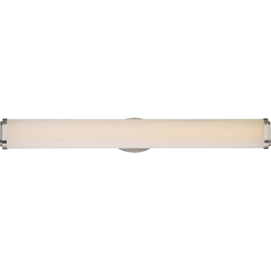Nuvo Lighting Pace 36in 1-Light LED Wall Vanity | Modern Brushed Nickel | Bathroom Vanity & Powder Room | 36 x 5 x 5 in, 3120 Lumens | Model 62-915