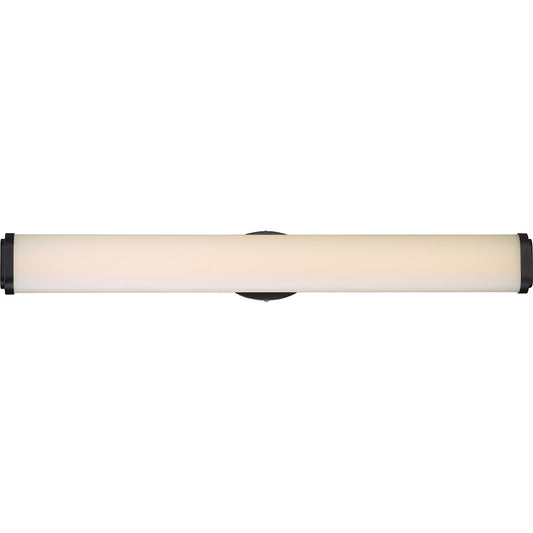 Nuvo Lighting Pace 36in 1-Light LED Wall Vanity | Modern Aged Bronze | Bathroom & Powder Room | 36 x 5 x 3 in, 3120 Lumens | Model 62-916