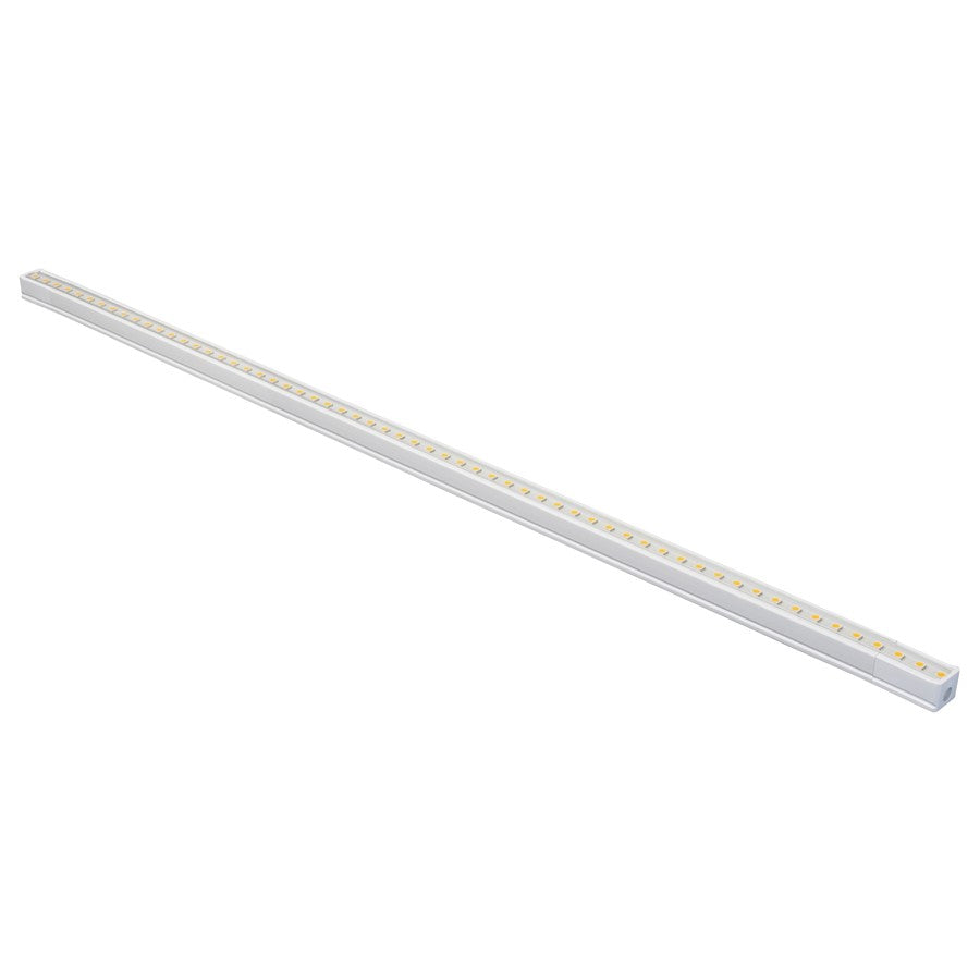 Nuvo Thread 31in 1-Light LED Under Cabinet Light | Contemporary White Aluminum | Kitchen Counter & Workbench Task Light | 800 Lumens 2700K | Model 63-104