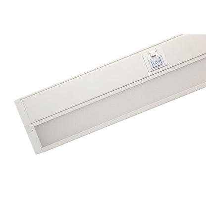 Nuvo Lighting Counter Quick 34in 20W LED Under Cabinet Light | Utility White Finish | Kitchen Counter & Workspace Task Light | 1500 Lumens | Model 63-505
