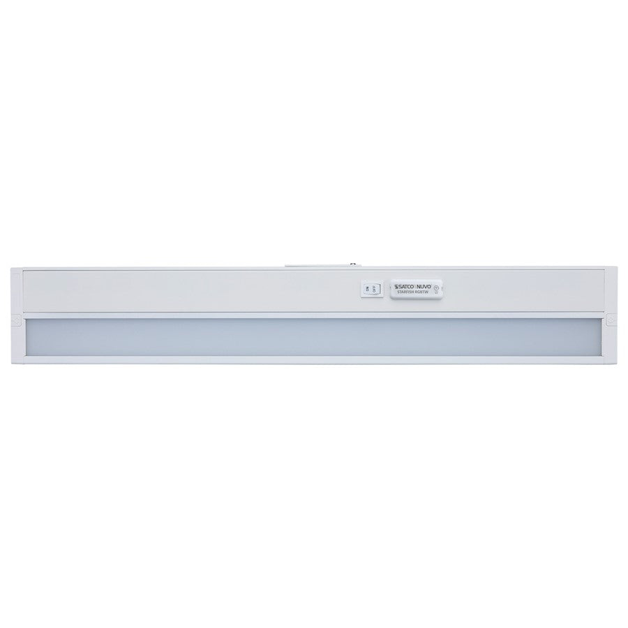 Nuvo Lighting Starfish 22in 1-Light LED Under Cabinet Light | Smart Wi-Fi RGB+Tunable White White | Kitchen Counter & Task Lighting | 22 x | Model 63-553