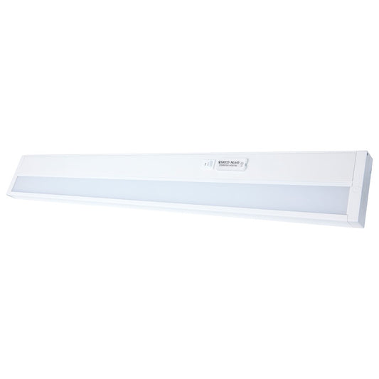 Nuvo Lighting Starfish 28in 1-Light Under Cabinet Light | Smart Wi-Fi RGB+Tunable White White Finish | Kitchen Counter & Task Lighting | 28 | Model 63-554