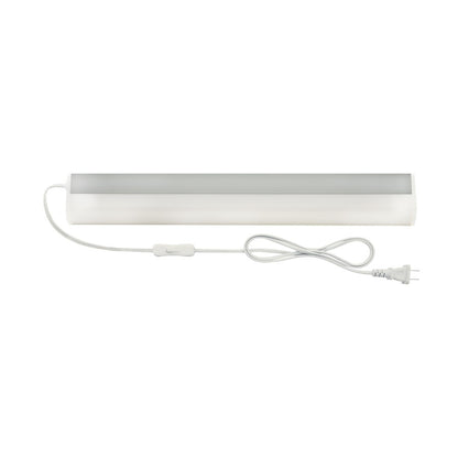 Nuvo Lighting 18in LED Under Cabinet Light Bar | White Utility Polycarbonate Lens | Kitchen Counter & Workshop Task Light | 10W 860 Lumens | Model 63-700