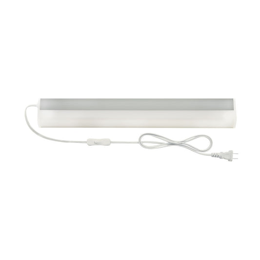 Nuvo Lighting 18in LED Under Cabinet Light Bar | White Utility Polycarbonate Lens | Kitchen Counter & Workshop Task Light | 10W 860 Lumens | Model 63-700