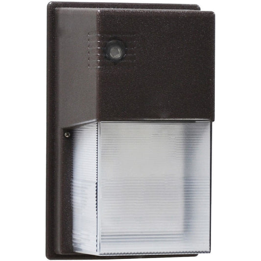 Nuvo Lighting 65-062 11in 1-Light Outdoor Wall Sconce | Utility Bronze Aluminum with Clear Lens | Entryway & Covered Patio | 770 Lumens | Model 65-062