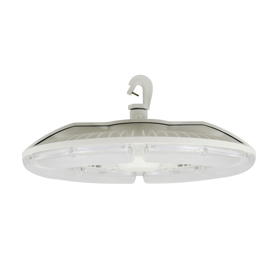 Nuvo Lighting LED 212W Circular Hi-Bay Light | Utility White Finish | Warehouse & Industrial Workshop | 27679 Lumens, 5000K, 120-277V | Model 65-089