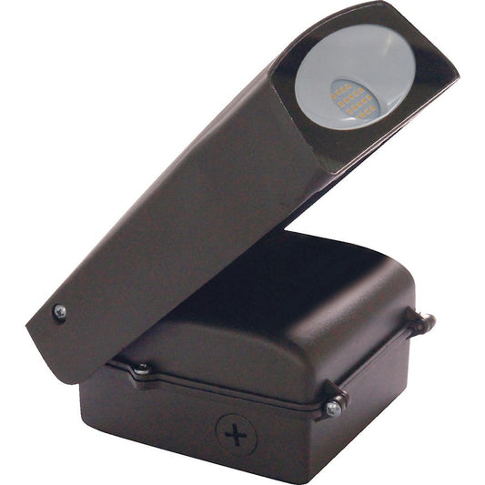 Nuvo Lighting 65-101 7in LED 20W Outdoor Wall Pack | Bronze Utility | Entryway & Building Exterior | 1800 Lumens 5000K 120-277V | Model 65-101