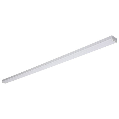 Nuvo Satco 96in 78W LED Double Light Strip | Utility White Finish | Garage & Workshop Utility Light | 9000 Lumens 4000K Non-Dimmable | Model 65-1072