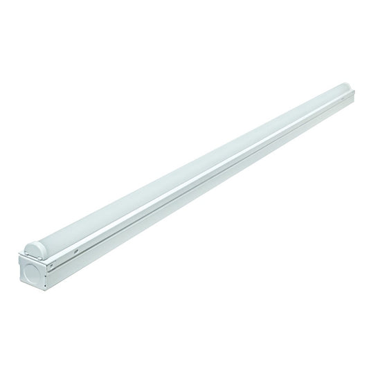 Nuvo Lighting 46in 24W LED Strip Light | White Utility Finish | Garage & Utility Room | 1800 Lumens 4000K 90 CRI Non-Dimmable | Model 65-1101