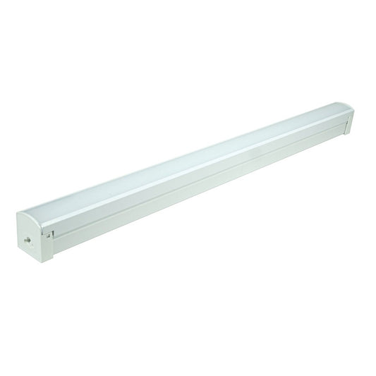 Nuvo 24in LED Connectable Strip Light | Utility White Finish | Garage & Workshop Utility Light | 1500 Lumens 4000K Non-Dimmable | Model 65-1103