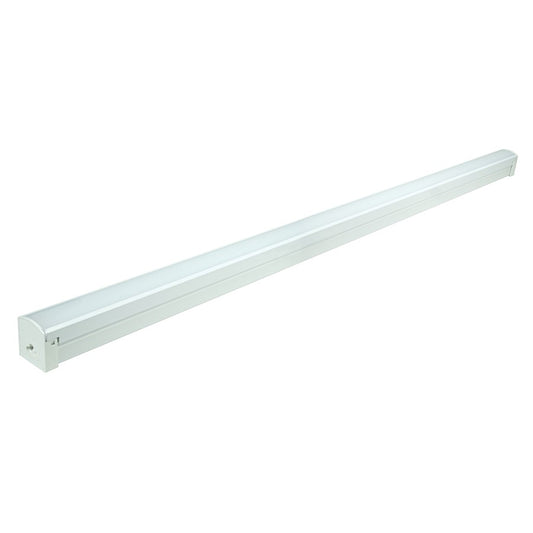 Nuvo Lighting 4ft LED Connectable Strip | White Utility Flush Mount | Garage & Basement Workshop Light | 2600 Lumens 4000K 36W | Model 65-1104