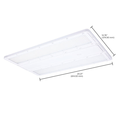 Nuvo 240/220/180W LED High Bay 3K/4K/5K CCT IP69K 120-347V White