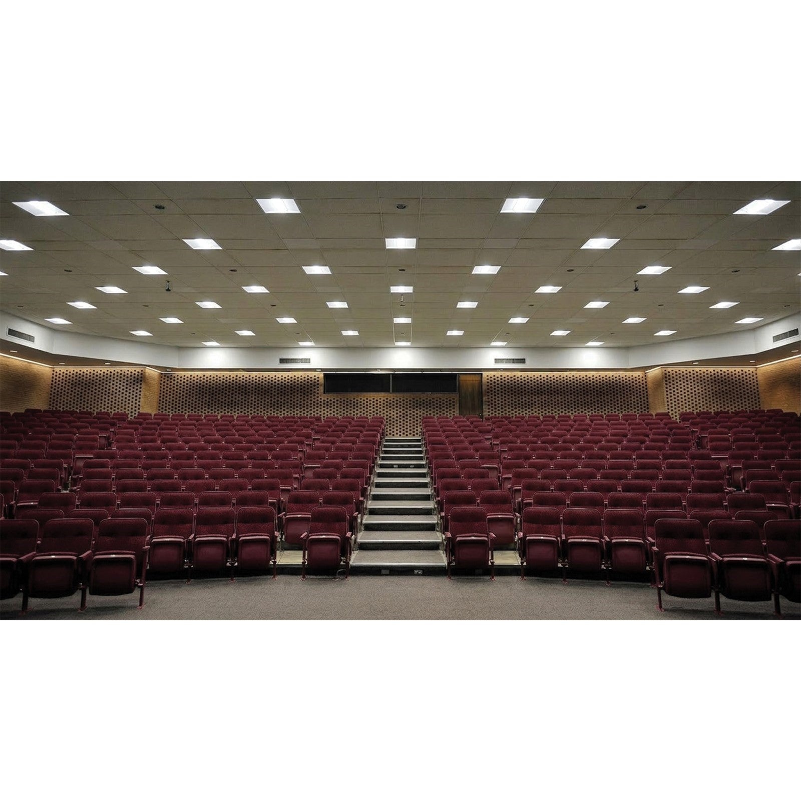 Nuvo Lighting 65-1301 2x2ft LED Troffer Retrofit Kit | Utility Matte White Steel | Commercial & Office Ceiling | 20W-40W Selectable | Model 65-1301
