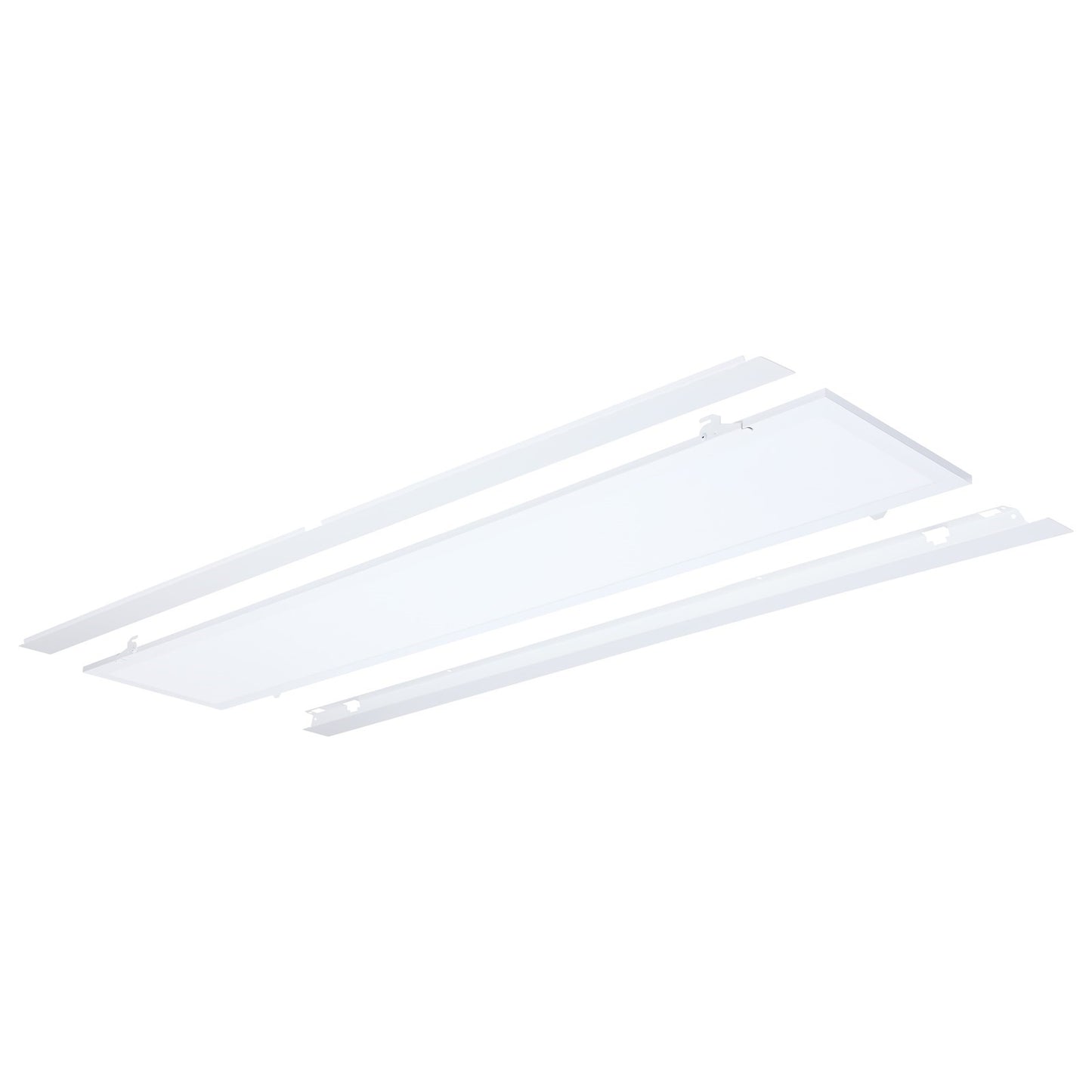 Nuvo Lighting LED 1x4 Flat Panel Troffer Retrofit Kit, Matte White