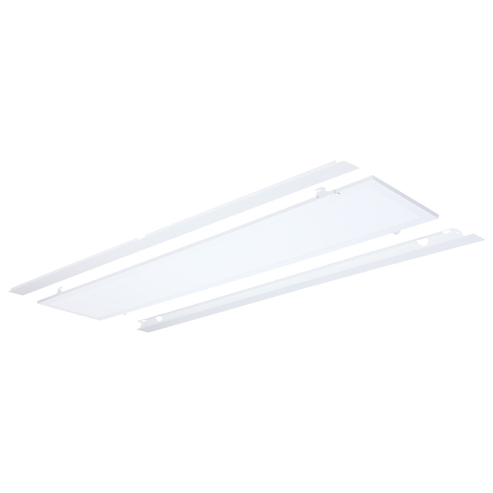 Nuvo Lighting LED 1x4 Flat Panel Troffer Retrofit Kit, Matte White