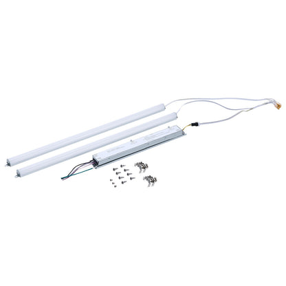 Nuvo Lighting LED Light Bar Retrofit Kit, 2-Bars 2', Silver