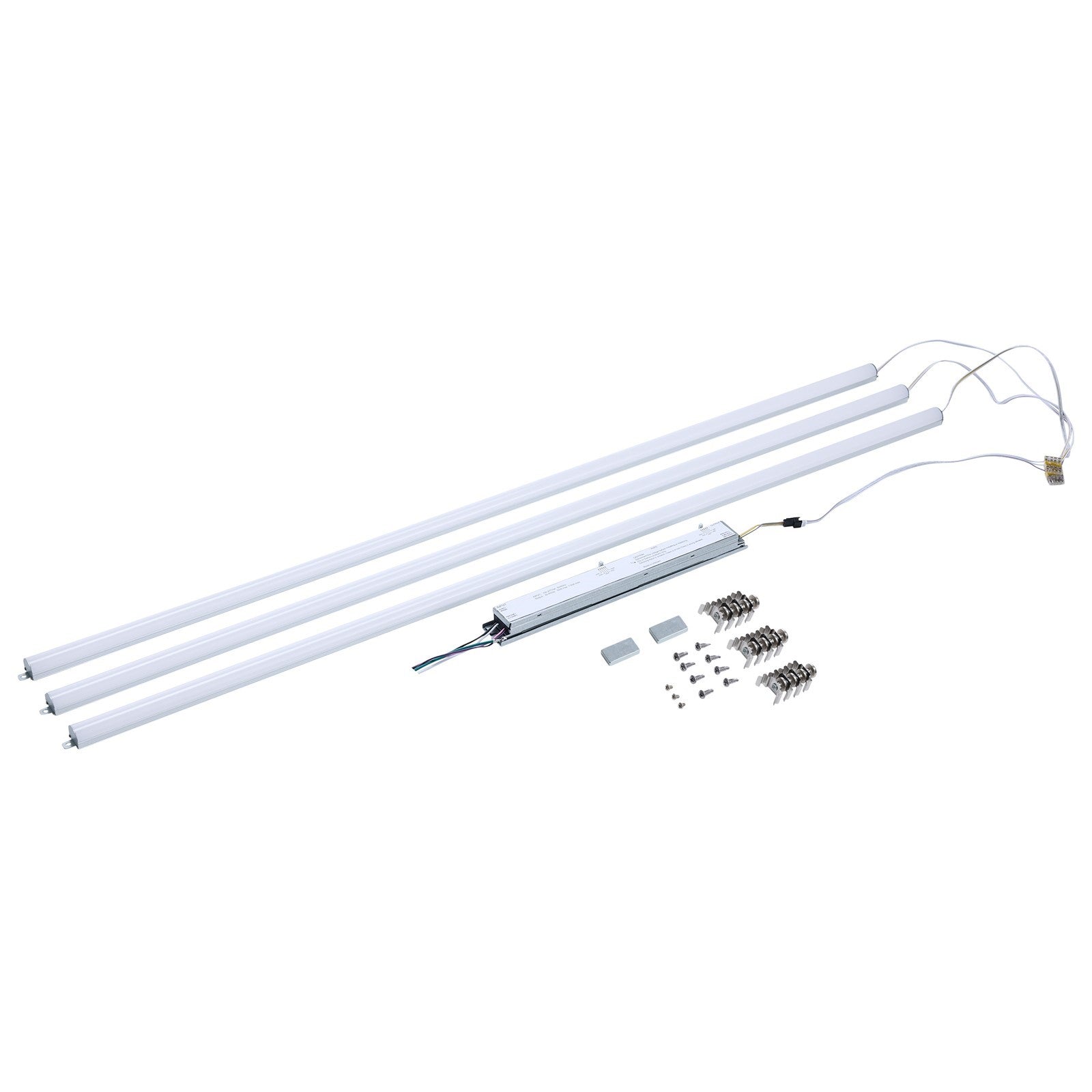 Nuvo Lighting LED Light Bar Retrofit Kit, 3-Bars 4', Silver