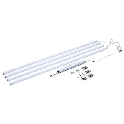 Nuvo Lighting LED Light Bar Retrofit Kit, 4-Bars 4', Silver