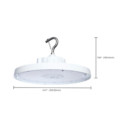 Nuvo 240/200/150W LED UFO High Bay Beam Angle, White 120-347 Volt