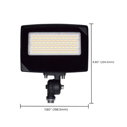 Nuvo Lighting LED Flood Light 35W/25W/15W Selectable | Utility Bronze Die-Cast Aluminum | Outdoor Security & Landscape | Model 65-1540
