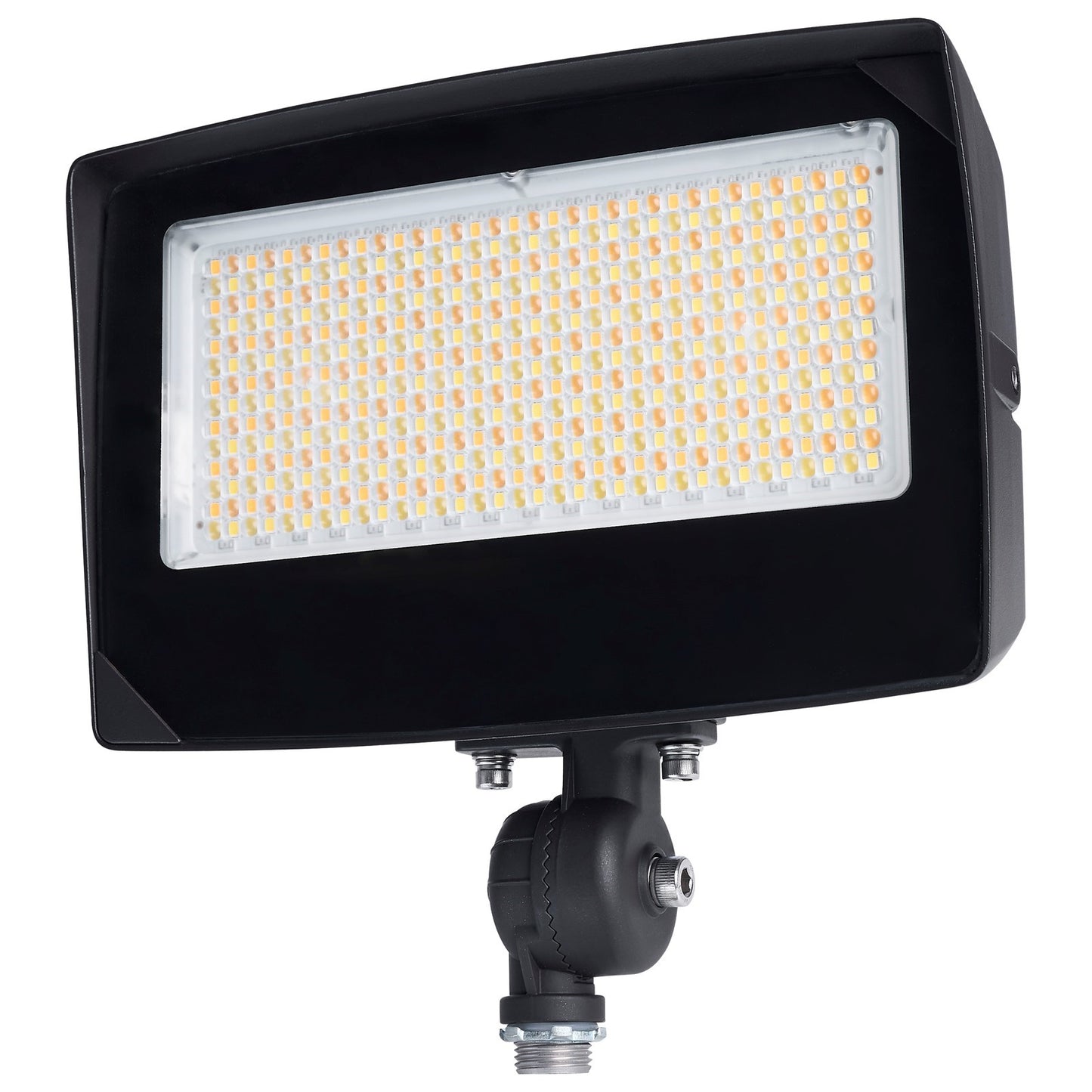 Nuvo Lighting 65-1541 9.74in LED Flood Light | Utility Bronze Die-Cast Aluminum | Outdoor Security & Commercial | 45W-80W Selectable | Model 65-1541