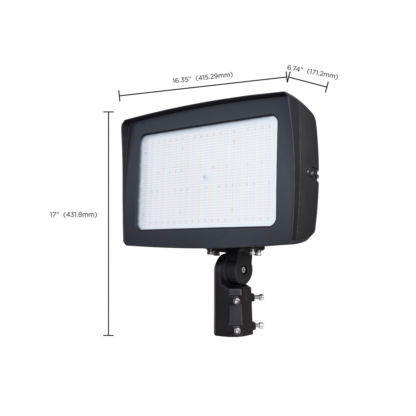 Nuvo Lighting 65-1543 LED Flood Light | Utility Bronze Die-Cast Aluminum & Glass | Parking Lots & Building Facades | 200W/250W/300W | Model 65-1543