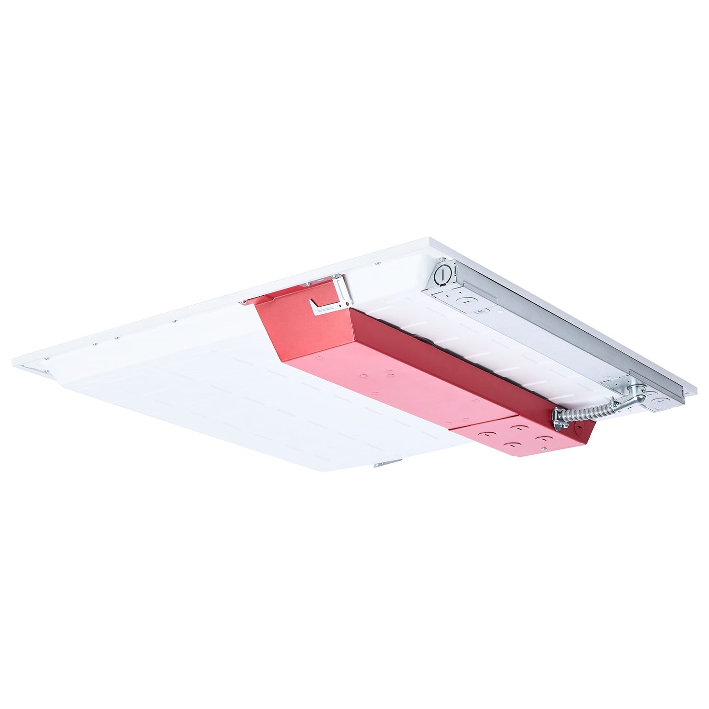 Nuvo LED 2ftx2ft Backlit Panel, Emergency Battery 120-277V, White