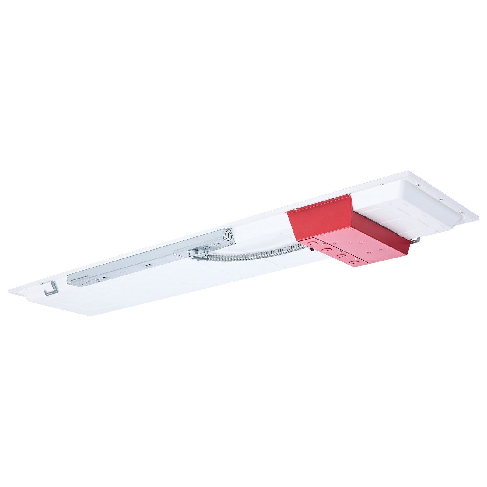 Nuvo LED 1ft x4ft Backlit Panel, Emergency Battery 120-277V, White
