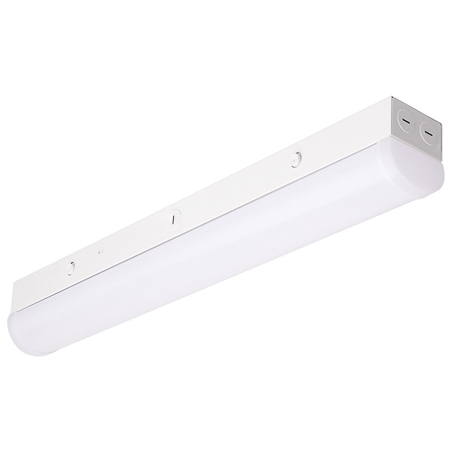 Nuvo Satco 24in 20W LED Linear Strip Light | White Utility with Microwave Sensor | Garage & Utility Room | 24 x 2.95 x 3.27 in, 2735-2830 | Model 65-1700