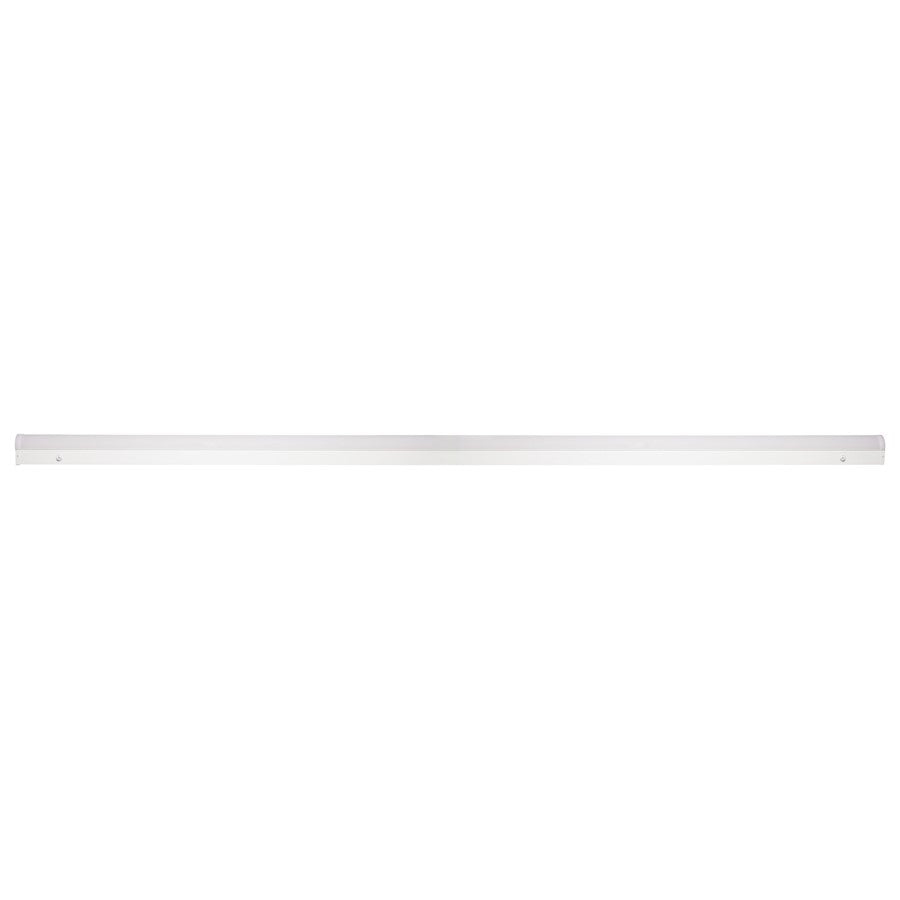 Nuvo Satco 96in 82W LED Linear Strip Light | Utility White Finish with Microwave Sensor | Garage & Warehouse Utility Lighting | 96 x 2.95 | Model 65-1703