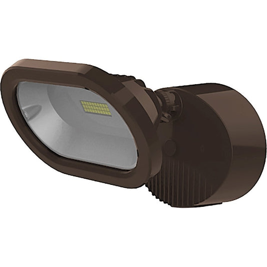 Nuvo Lighting 65-201 6in 1-Light LED Security Light | Utility Bronze | Outdoor Wall Sconce for Entryways & Garages | 6.38 x 5.38 in | Model 65-201