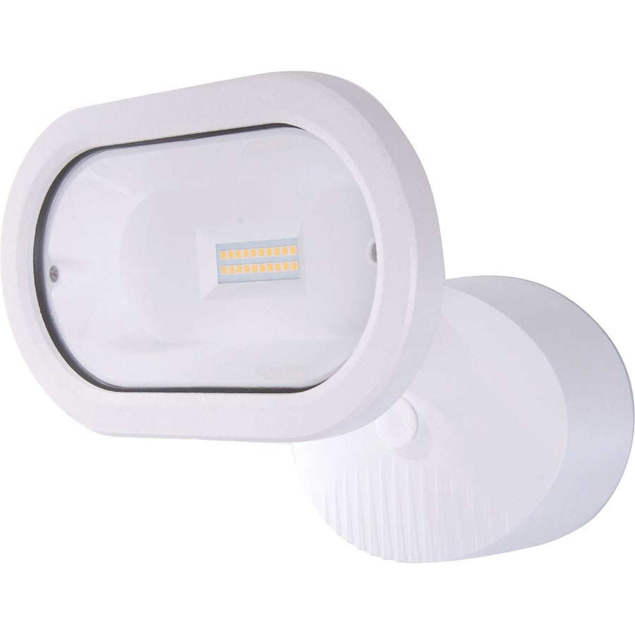 Nuvo Lighting 65-205 6in 1-Light Security Light | Utility White | Outdoor Entryway & Garage | 6.38 x 5.38 in | Model 65-205