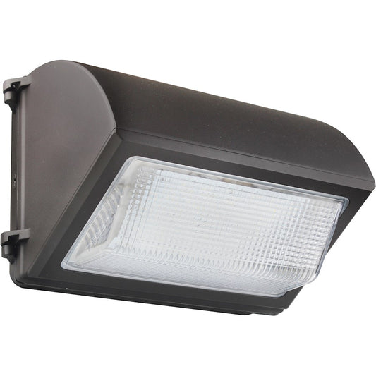 Nuvo Lighting 65-252 35W LED Cutoff Wall Pack | Utility Bronze | Outdoor Security & Building Exterior | 4990 Lumens, 5000K, Wet Location | Model 65-252