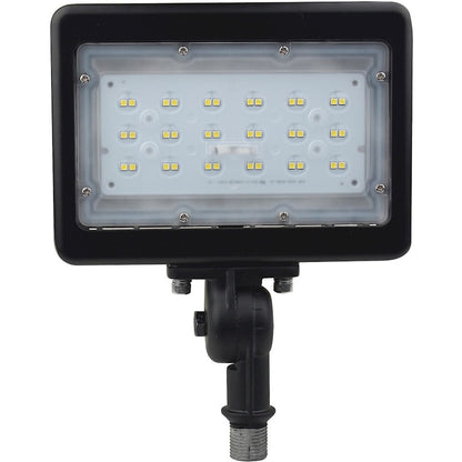 Nuvo Lighting LED Medium Flood 30W 5000K | Bronze Die-Cast Aluminum | Driveway & Pathway Security Light | 4035 Lumens, Dimmable, Wet Rated | Model 65-536R1
