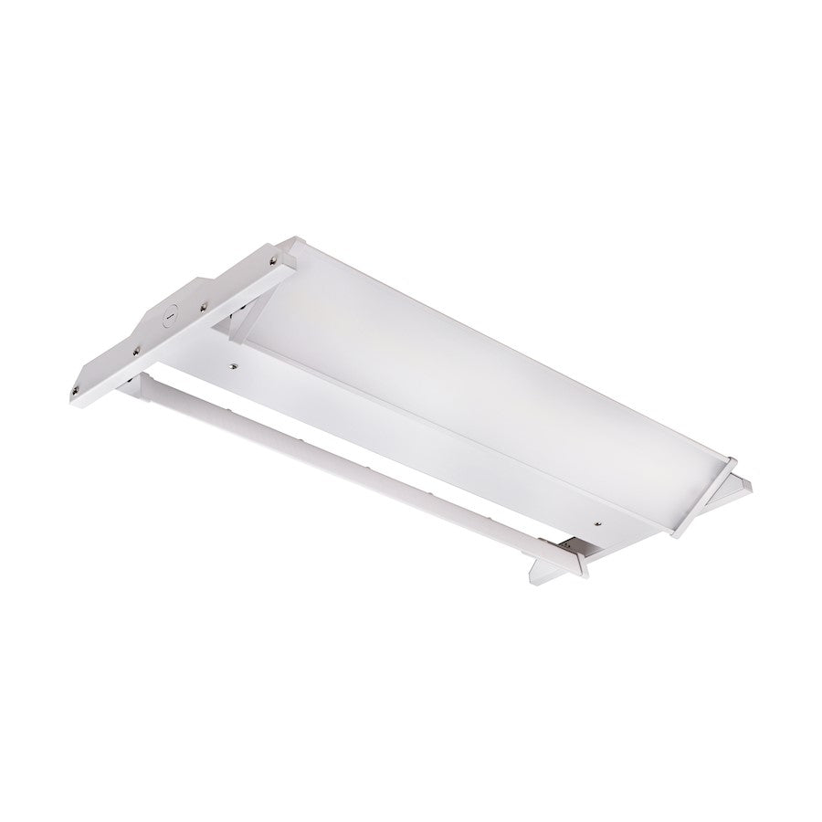 Nuvo Lighting Adjustable High Bay 135W 5000K | Utility White Finish | Warehouse & Gymnasium Lighting | 19770 Lumens, 120-277V, Damp Rated | Model 65-644