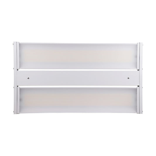 Nuvo Lighting 65-648 48in 220W LED Adjustable High Bay | Utility White Finish | Warehouse & Gymnasium Lighting | 30742 Lumens, 5000K | Model 65-648