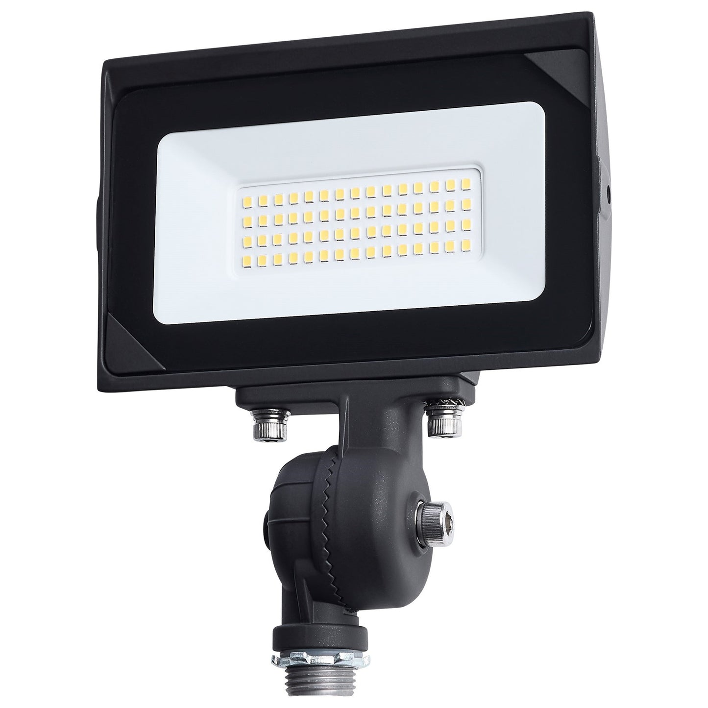 Nuvo 65-728 30W LED Flood Light | Bronze Die-Cast Aluminum & Tempered Glass | Outdoor Security & Landscape Lighting | 3450 Lumens | Model 65-728