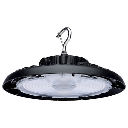 Nuvo Lighting 65-771R3 13in 150W/200W Selectable LED High Bay | Utility Black Die-Cast Aluminum | Warehouse & Garage | 13 x 13 x 7 in | Model 65-771R3