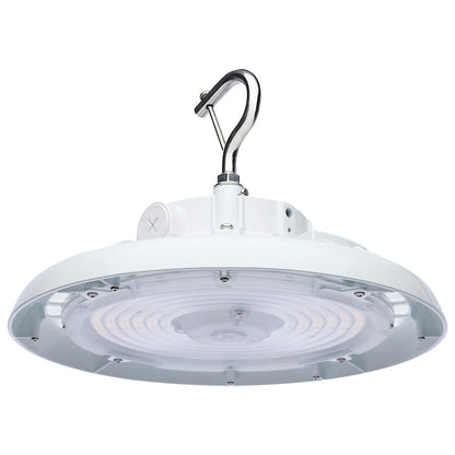 Nuvo Lighting 65-812 11in 120W LED High Bay | White Utility Die-Cast Aluminum | Commercial Garage & Warehouse | 11840-18600 Lumens | Model 65-812