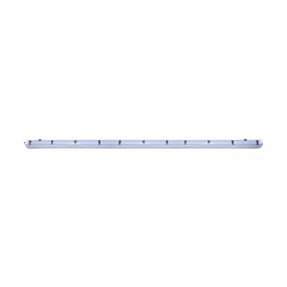 Nuvo Lighting 94in 1-Light Linear Fixture | Gray Utility Vapor Tight | Workshop & Garage | 94 x 4 x 3 in | Model 65-822