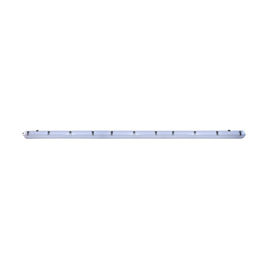 Nuvo Lighting 94in 1-Light Linear Fixture | Gray Utility Vapor Tight | Workshop & Garage | 94 x 4 x 3 in | Model 65-822