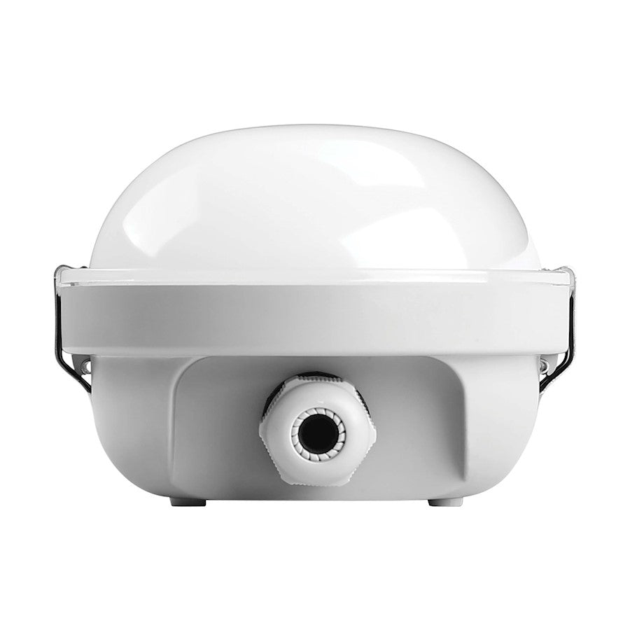 Nuvo Lighting 94in 1-Light Linear Fixture | Gray Utility Vapor Tight | Workshop & Garage | 94 x 4 x 3 in | Model 65-822