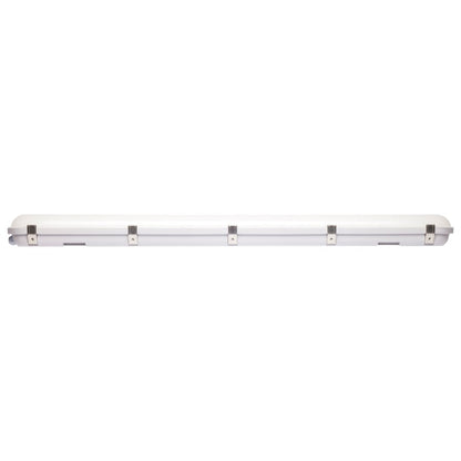 Nuvo Lighting 65-837 47in 3-Wattage Selectable Linear Vapor Proof LED | Utility Gray Polycarbonate | Garage & Warehouse Utility Light | 47 | Model 65-837