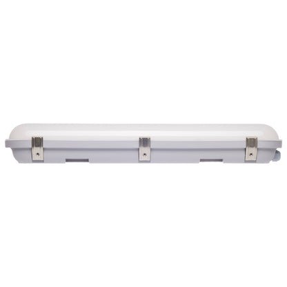 Nuvo Lighting 2ft LED Vapor Proof Fixture | Gray Polycarbonate Utility Light | Garage & Warehouse Wet Location | 20W 2164L 3000K-5000K | Model 65-838