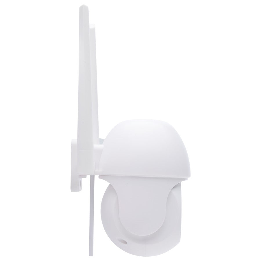 Nuvo Lighting Starfish 65-925 Smart Outdoor Pan/Tilt Camera | White Security Camera with Night Vision | Outdoor Surveillance & Home | Model 65-925