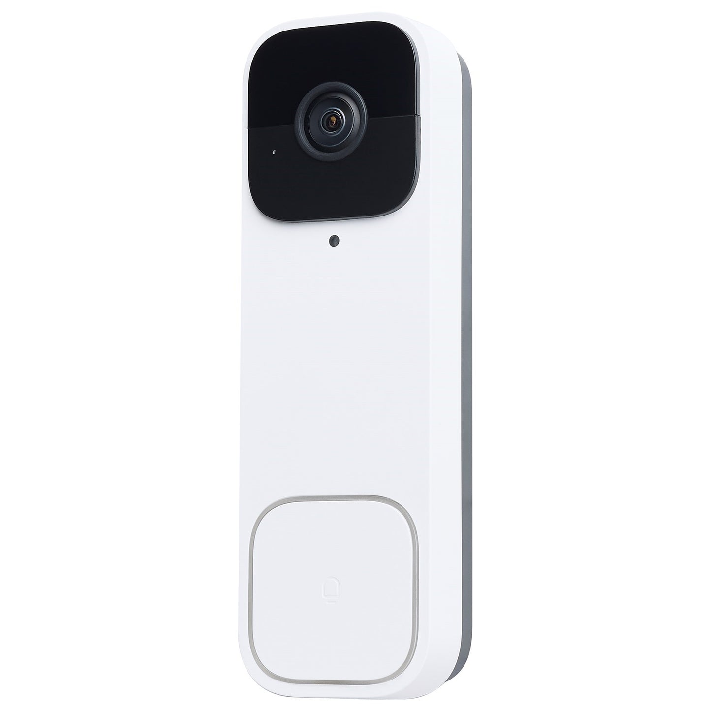 Nuvo Lighting Starfish Smart Doorbell Security Camera Wired | White Doorbell with White Chime | Entryway & Front Door | 5.87in H | Model 65-933