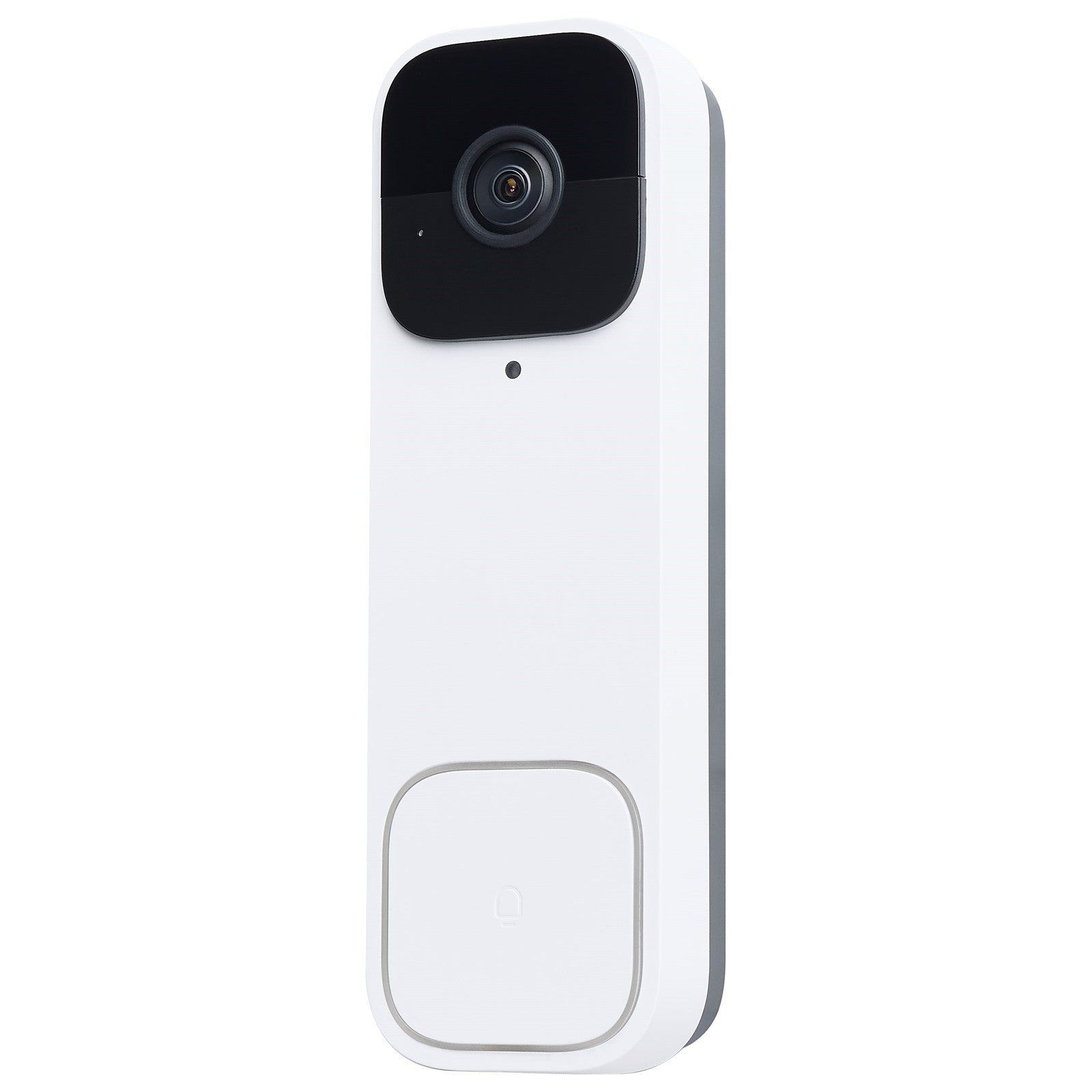 Nuvo Lighting Starfish Smart Doorbell Security Camera Wired | White Doorbell with White Chime | Entryway & Front Door | 5.87in H | Model 65-933