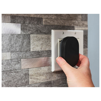 Nuvo Lighting Starfish Smart Doorbell Security Camera Wired | Black Doorbell with Black Chime | Entryway & Front Door | 5.87in H | Model 65-934